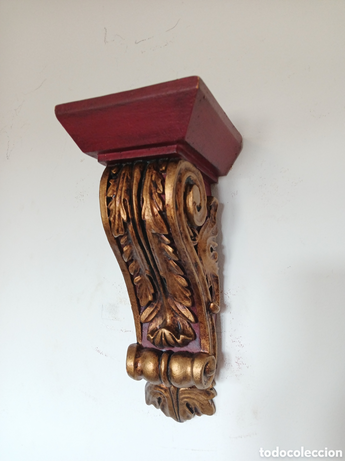 Antig&uuml;edades: Mensulas de madera tallada - Foto 9