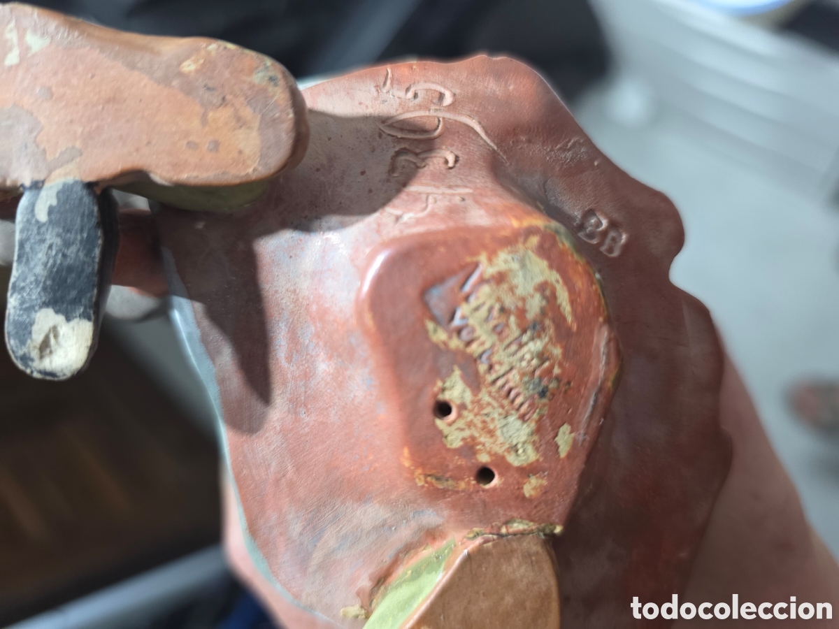 Antig&uuml;edades: Terracota policromada Bernhard Bloch - Foto 5