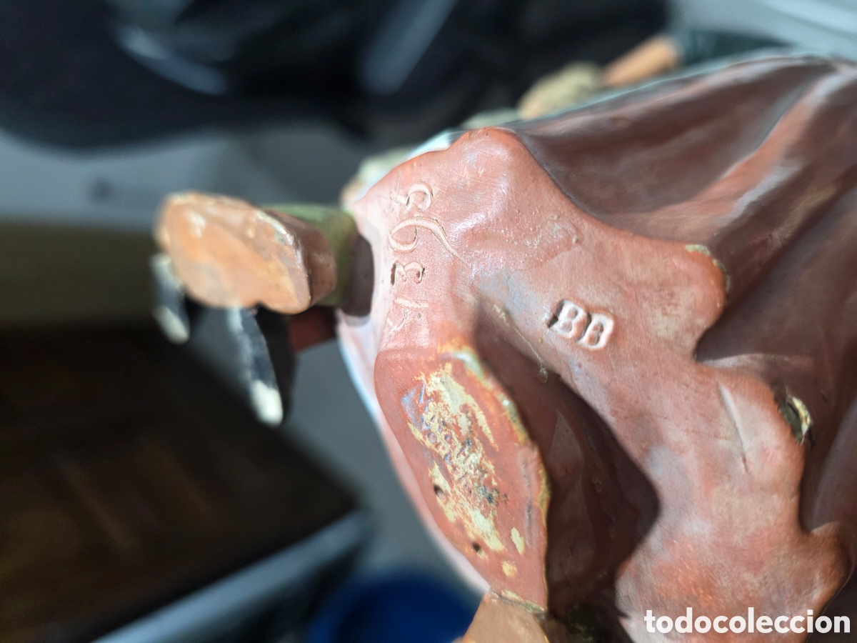 Antig&uuml;edades: Terracota policromada Bernhard Bloch - Foto 7