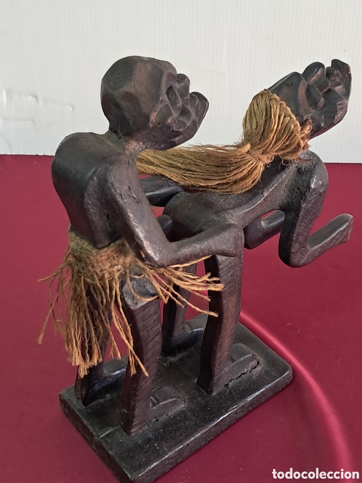 Antig&uuml;edades: Figuras Aficanas de madera - Foto 3