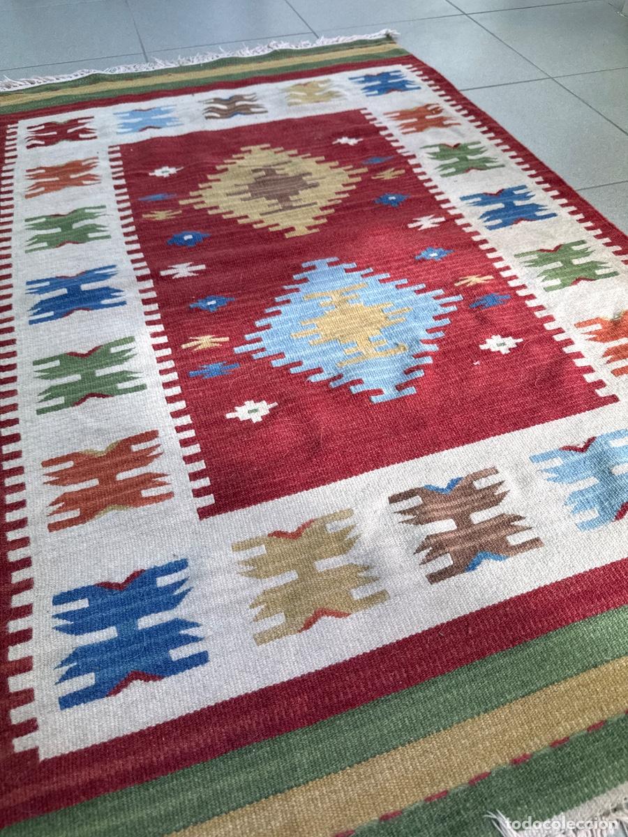 Antig&uuml;edades: Kilim en colores vivos - Foto 3