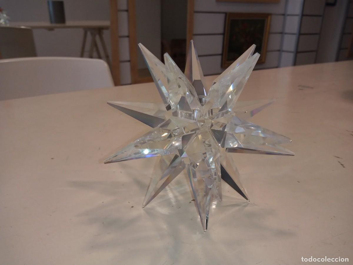Antig&uuml;edades: CANDELABRO ESTRELLA SWAROVSKI SILVER CRYSTAL