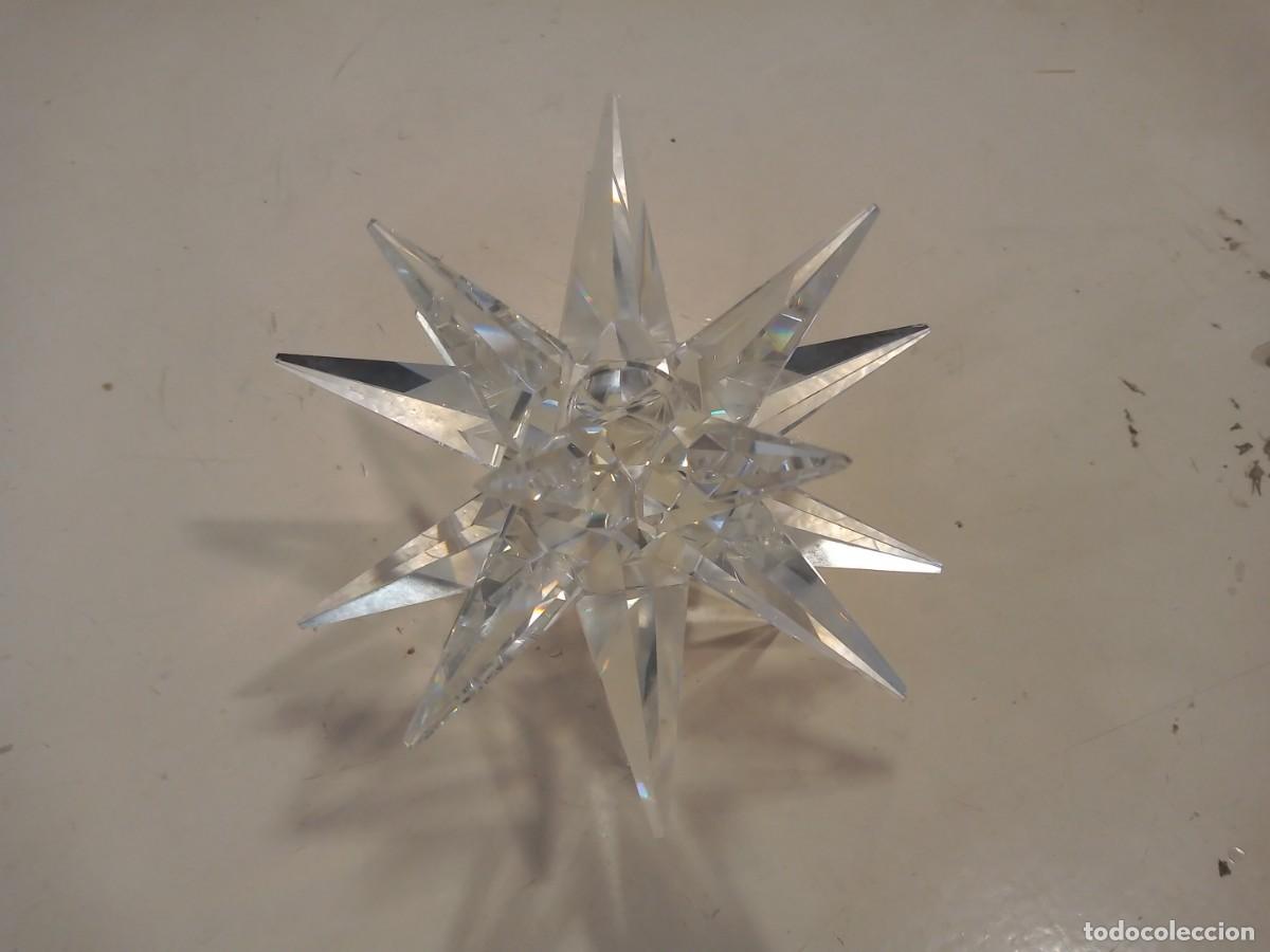 Antig&uuml;edades: CANDELABRO ESTRELLA SWAROVSKI SILVER CRYSTAL - Foto 8