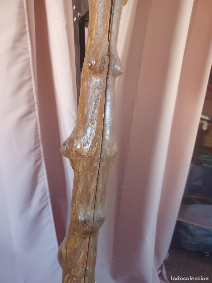 Antig&uuml;edades: Espejo de ramas de madera antiguo - Foto 4