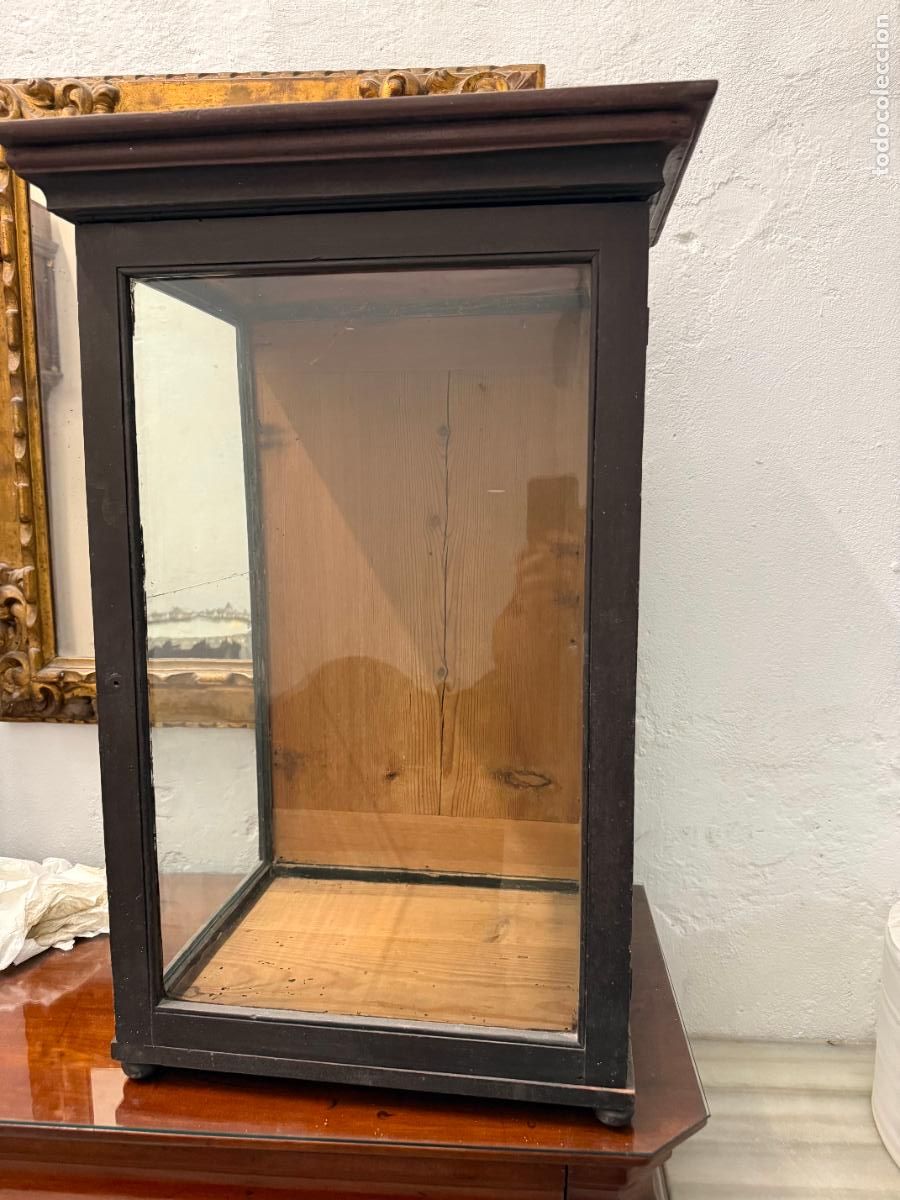 Antig&uuml;edades: ANTIGUA CAPILLA HORNACINA - MEDIDA 78X50X35 CM E INTERIOR 60X30X40 CM - RELIGIOSO