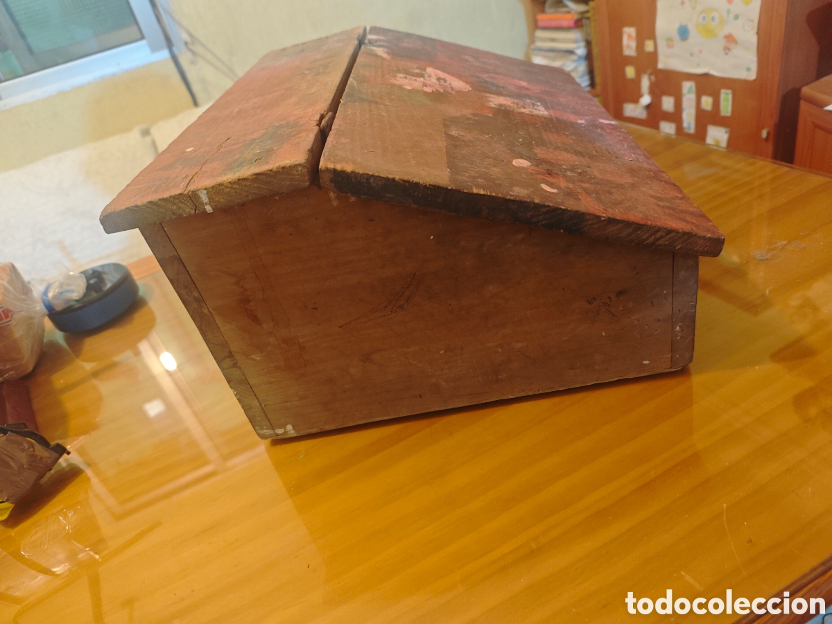 Antig&uuml;edades: Antiguo Caj&oacute;n de Madera. - Foto 2