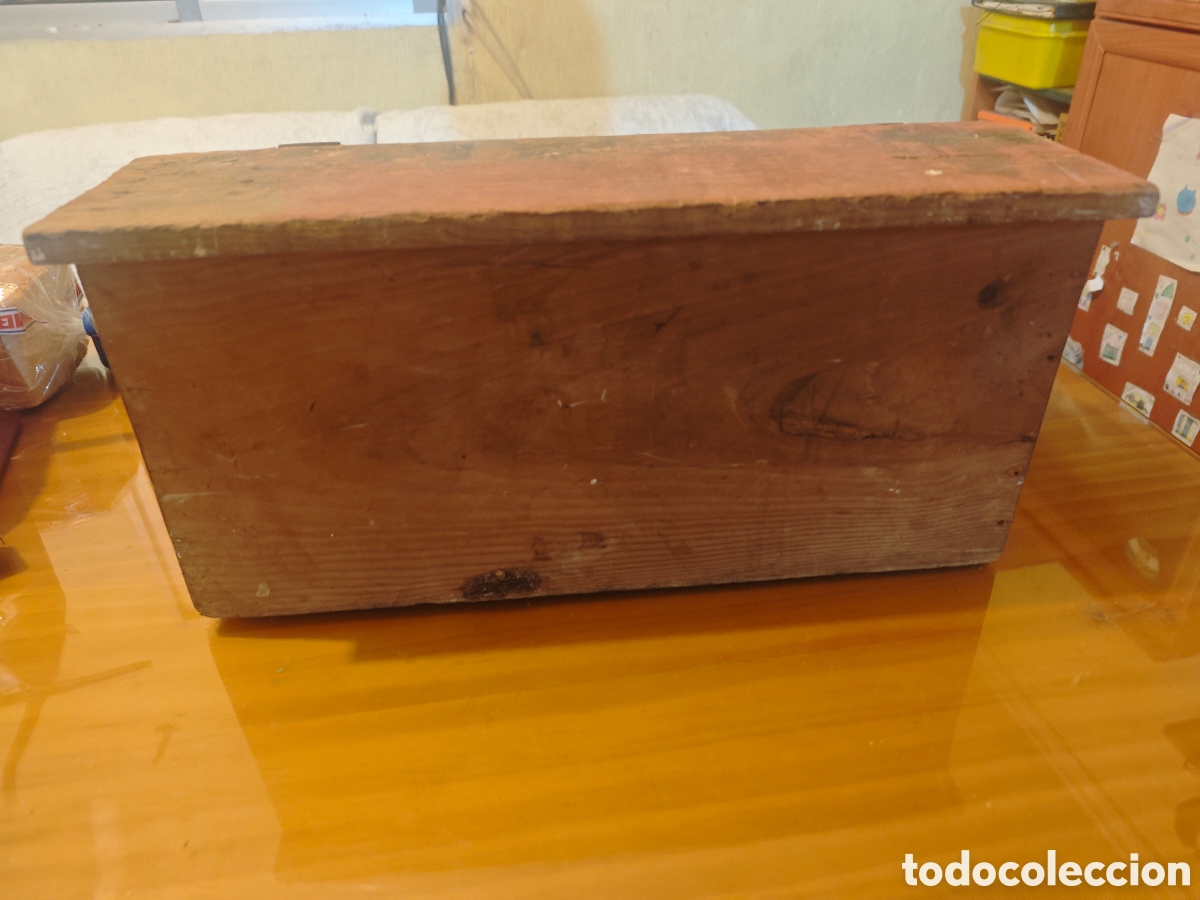 Antig&uuml;edades: Antiguo Caj&oacute;n de Madera. - Foto 3