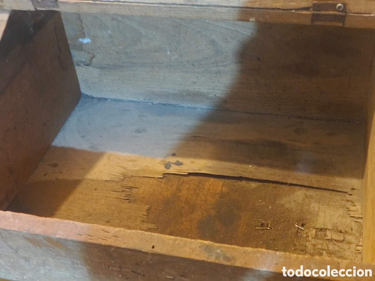 Antig&uuml;edades: Antiguo Caj&oacute;n de Madera. - Foto 5