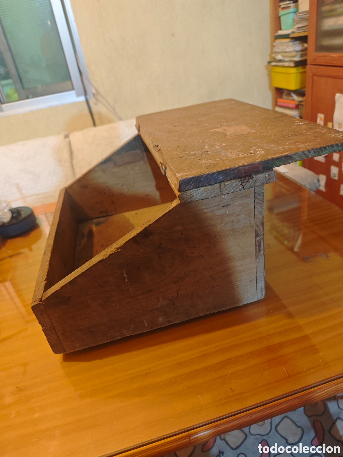 Antig&uuml;edades: Antiguo Caj&oacute;n de Madera. - Foto 6