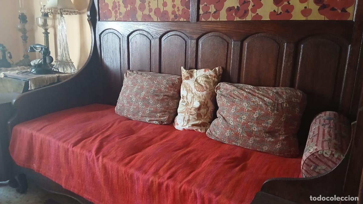 Antig&uuml;edades: Canap&eacute; cosy corner de roble macizo - Foto 1