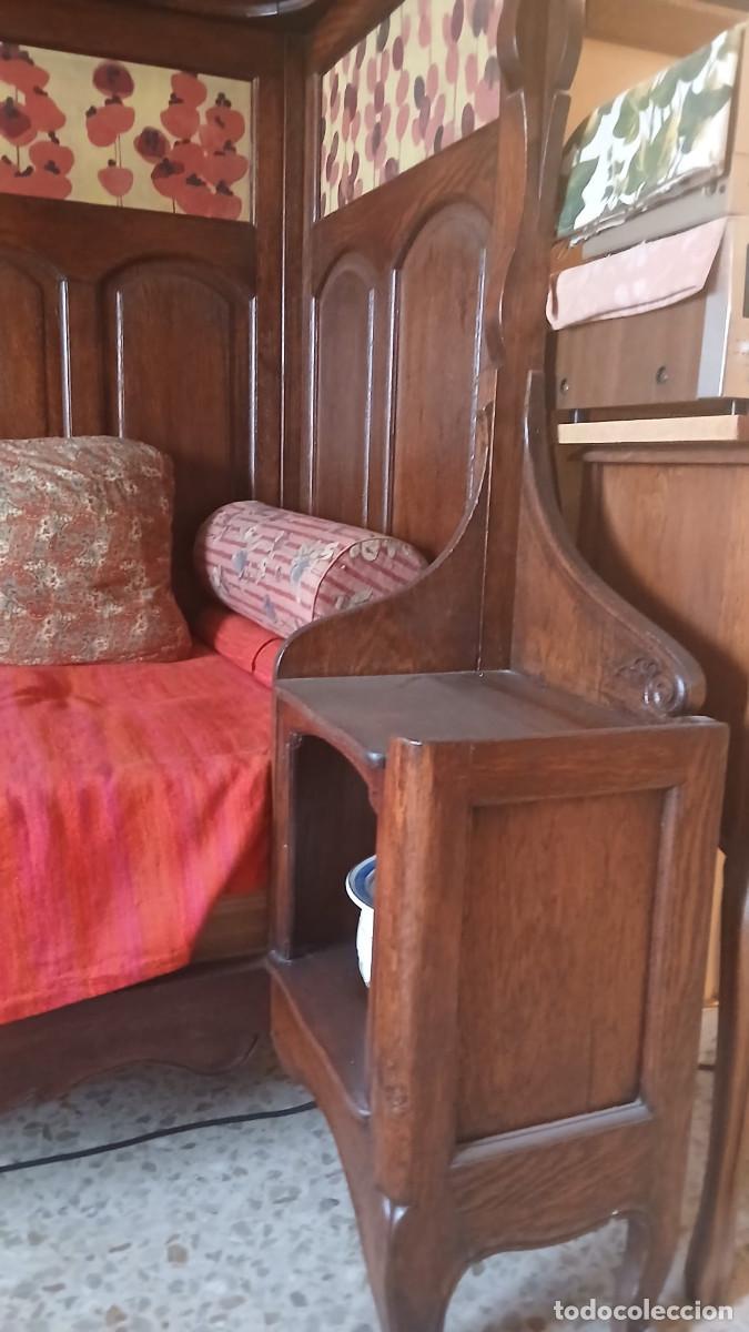 Antig&uuml;edades: Canap&eacute; cosy corner de roble macizo - Foto 7