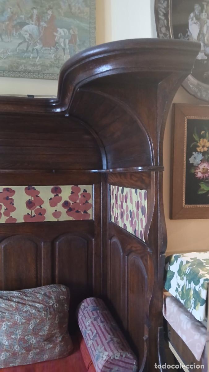 Antig&uuml;edades: Canap&eacute; cosy corner de roble macizo - Foto 8