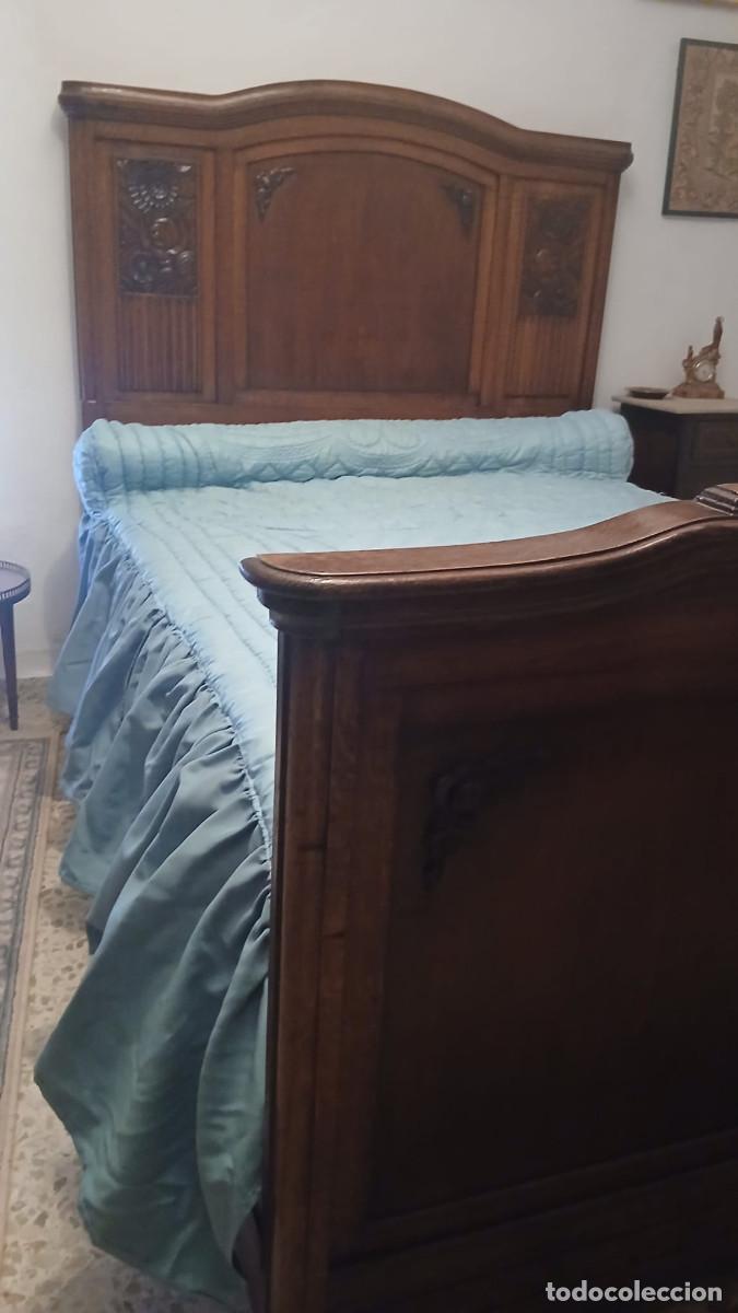Antig&uuml;edades: Cama antigua de matrimonio - Foto 1