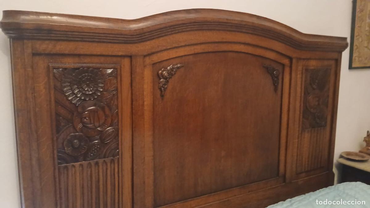 Antig&uuml;edades: Cama antigua de matrimonio - Foto 8