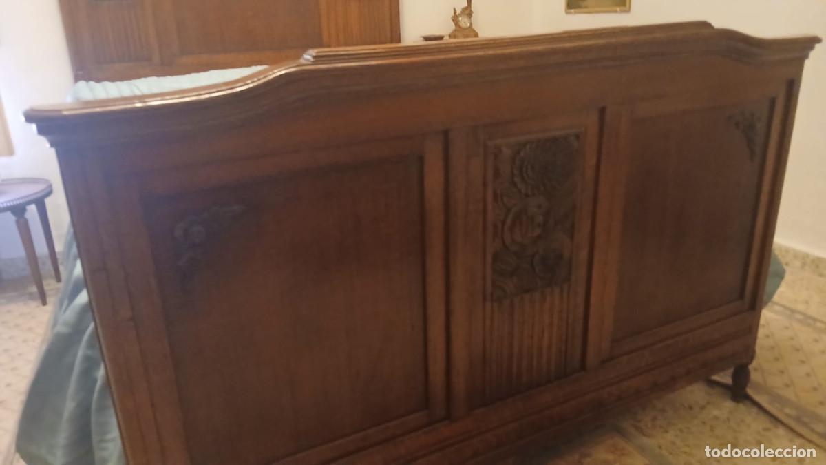 Antig&uuml;edades: Cama antigua de matrimonio - Foto 9