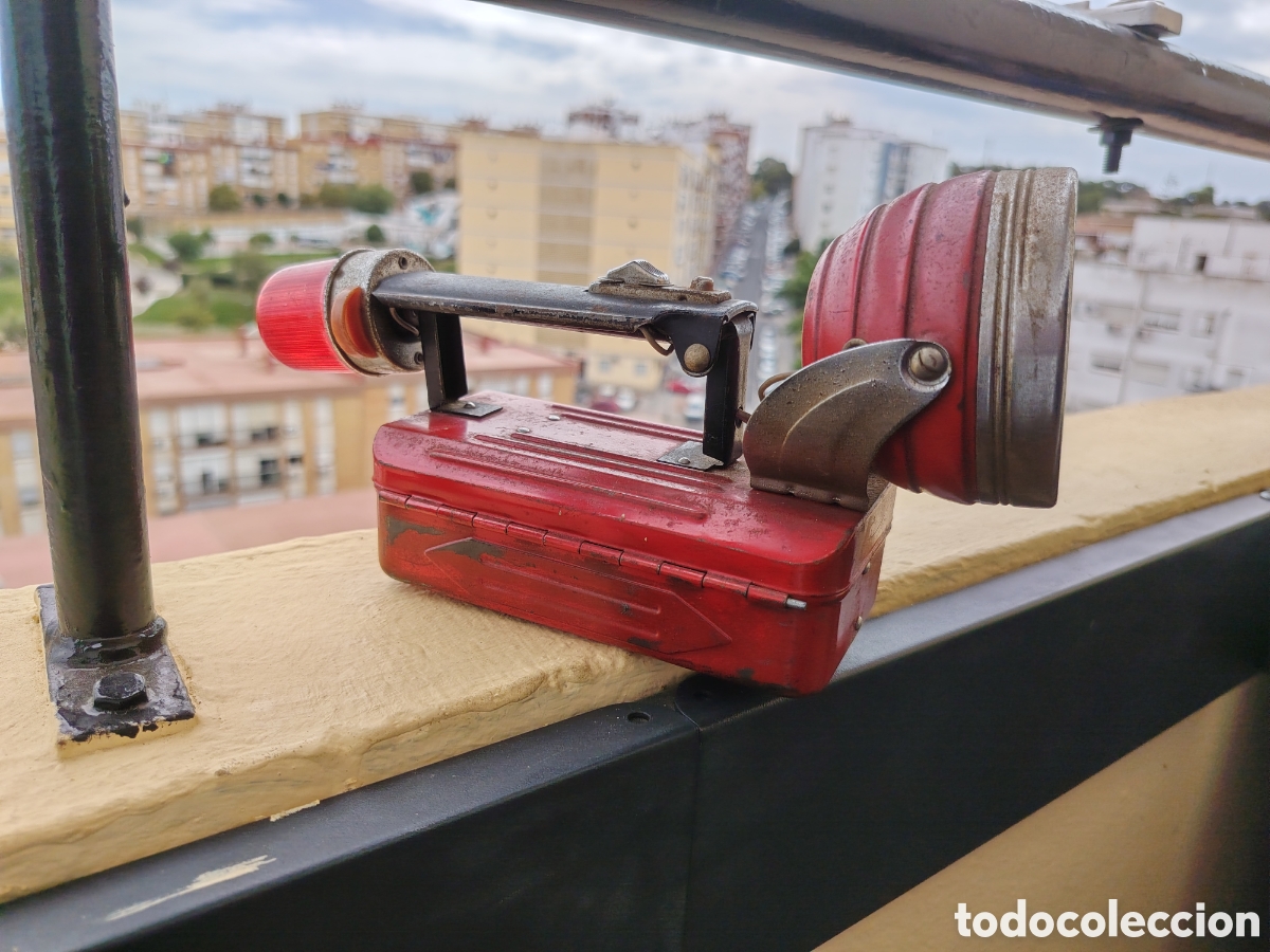 Antig&uuml;edades: ANTIGUA LINTERNA CON SE&Ntilde;ALIZACION - Foto 3