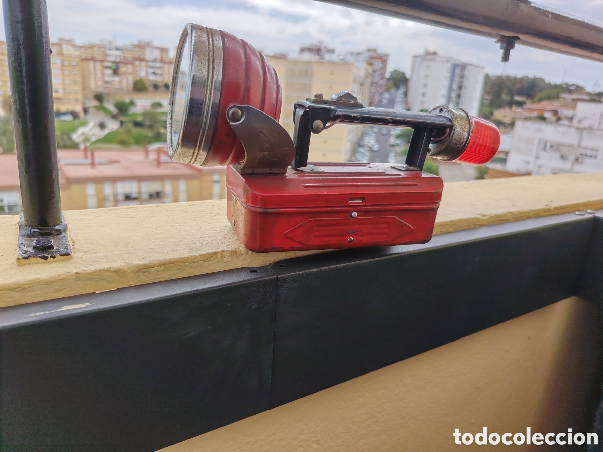 Antig&uuml;edades: ANTIGUA LINTERNA CON SE&Ntilde;ALIZACION - Foto 4