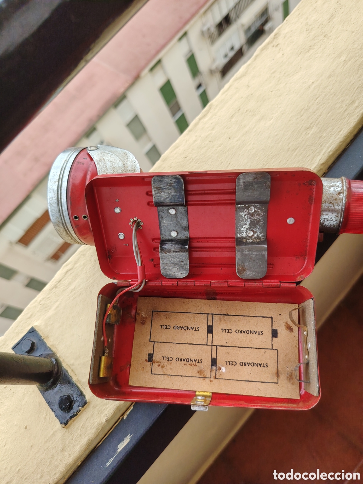 Antig&uuml;edades: ANTIGUA LINTERNA CON SE&Ntilde;ALIZACION - Foto 6