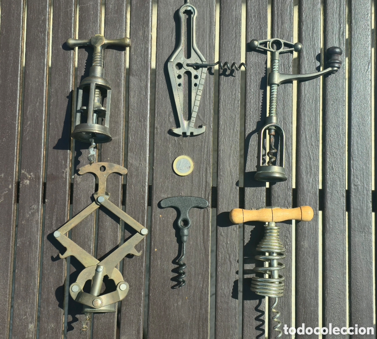 Antig&uuml;edades: Helixofilia. Lote antiguedad sacacorchos