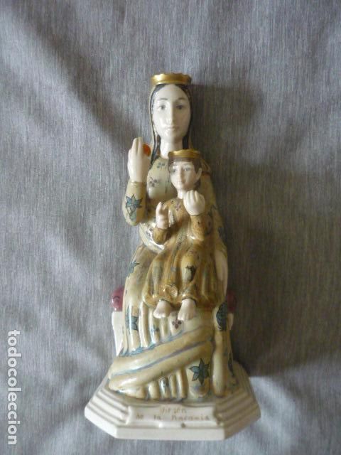 Antig&uuml;edades: VIRGEN DE LA NARANJA LLADRO DESCATALOGADA DIFICIL DE ENCONTRAR 19 CM DE ALTURA