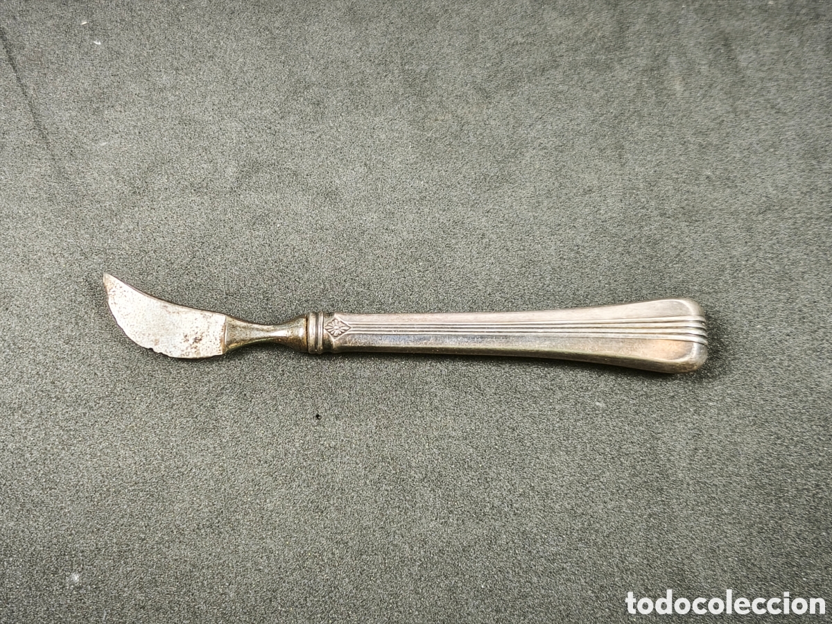 Antig&uuml;edades: Raro cuchillo de postres Art Deco de origen frances a&ntilde;os 20