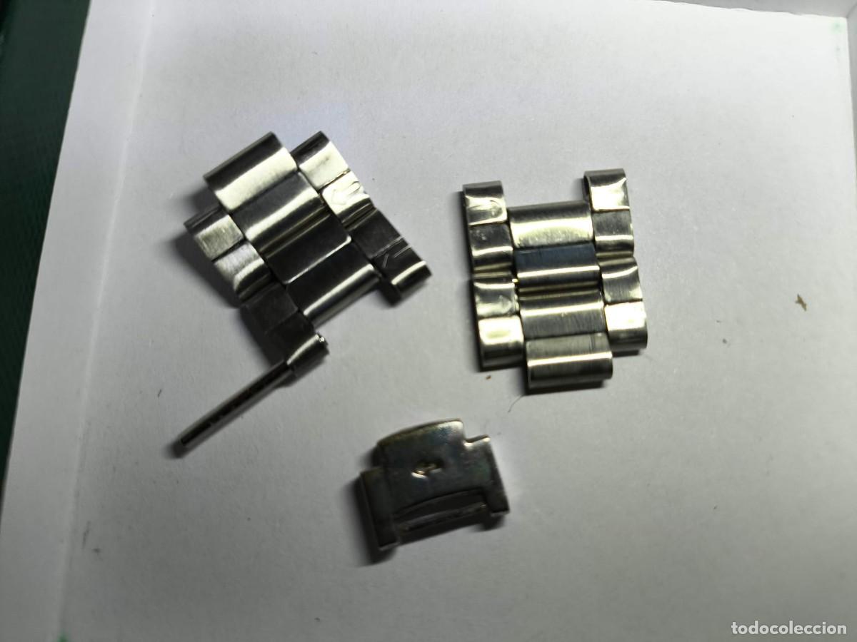 Antig&uuml;edades: Pack 2 Cajas Verdes Tipo Rolex + 5 Eslabones - Foto 10
