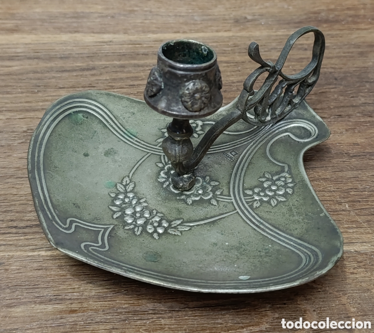 Antig&uuml;edades: ANTIGUA PALMATORIA MODERNISTA ART NOUVEAU DE LA FIRMA MENESES.