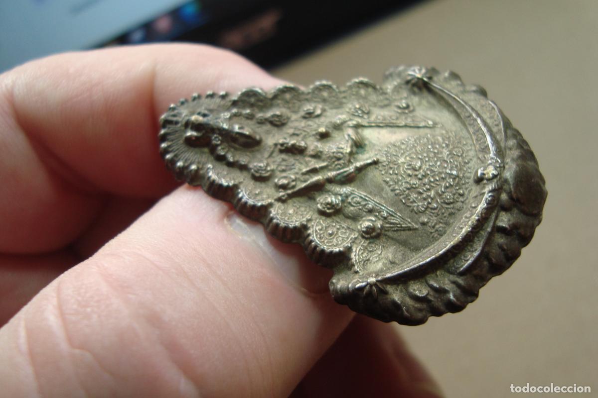 Antig&uuml;edades: ANTIGUO PIN DE AGUJA VIRGEN DEL ROCIO. SIGLO XX.