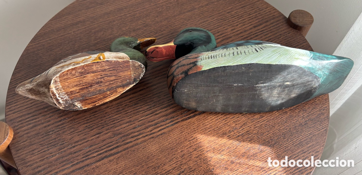 Antig&uuml;edades: Pareja de patos decorativos - Foto 3
