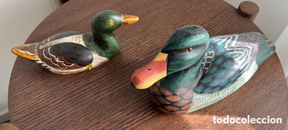 Antig&uuml;edades: Pareja de patos decorativos