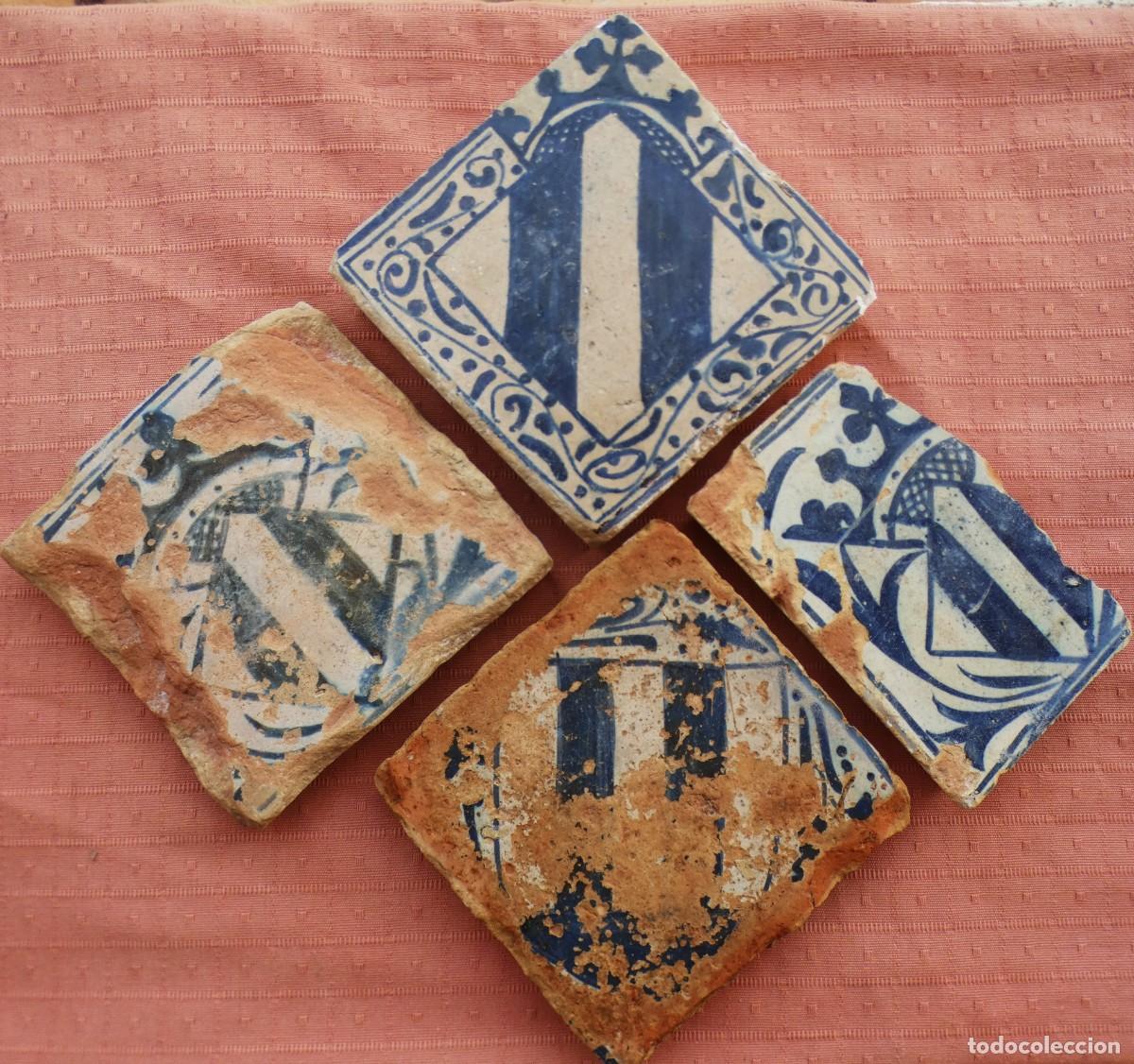 Antig&uuml;edades: Azulejo, Azulejos Espa&ntilde;ol Valencia siglo 15/16