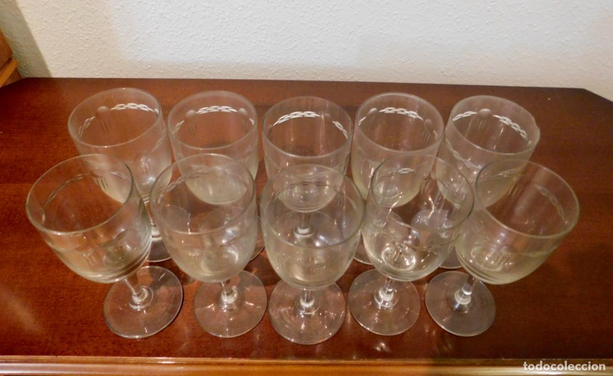 Antig&uuml;edades: Cristaler&iacute;a vintage completa 41 piezas &ndash; Cristal grabado/tallado (Herencia)
