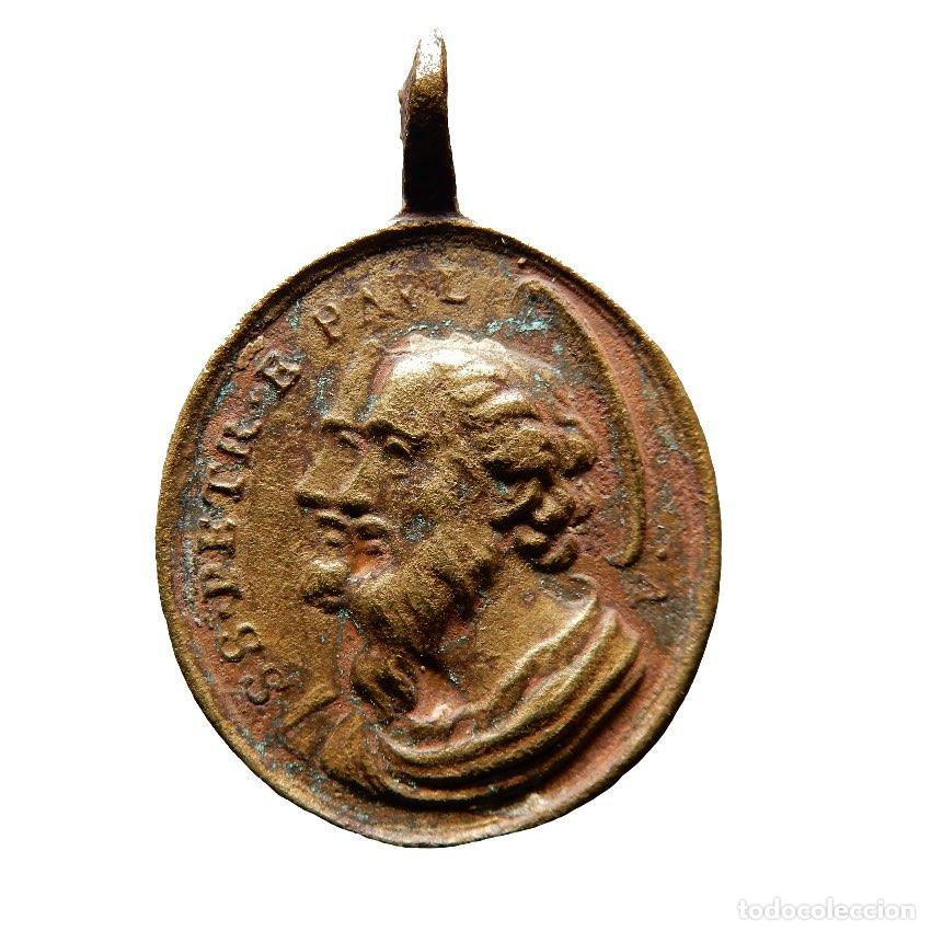 Antig&uuml;edades: Medalla religiosa en metal, Jubileo 1725, (Benedicto XIII). A230-M