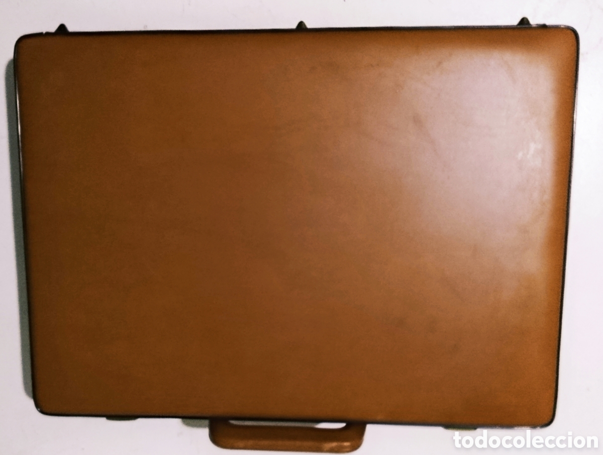 Antig&uuml;edades: Antiguo Malet&iacute;n Ejecutivo Briqs Ubrique A&ntilde;os 80 Cuero Caja Original - Foto 10