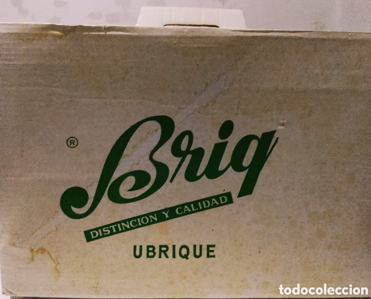 Antig&uuml;edades: Antiguo Malet&iacute;n Ejecutivo Briqs Ubrique A&ntilde;os 80 Cuero Caja Original - Foto 14