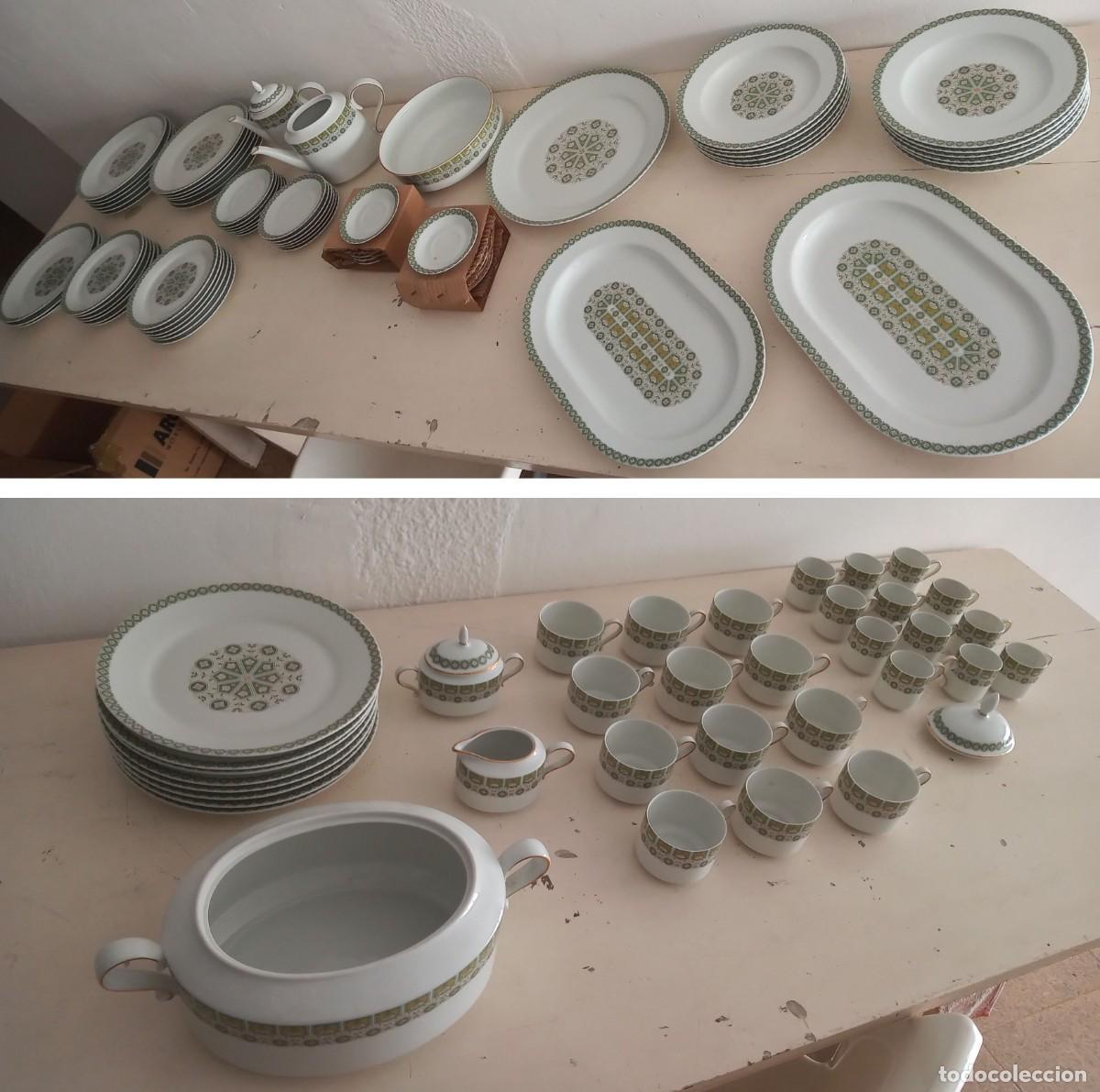 Antig&uuml;edades: VAJILLA PORCELANA VERBANO ARGENTINA 104 PIEZAS
