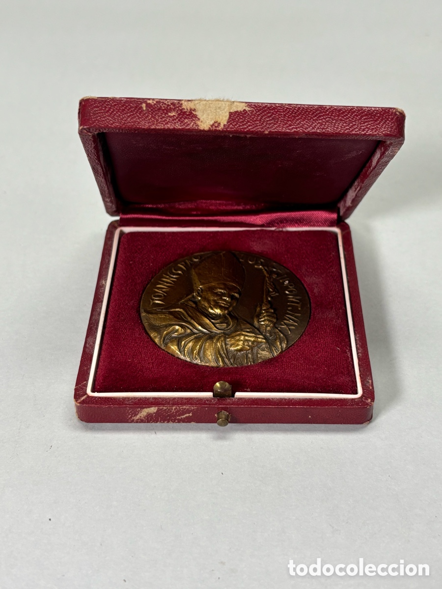 Antig&uuml;edades: MEDALLA JUAN PABLO II 1985 &ndash; V CENTENARIO EVANGELIZACI&Oacute;N NUEVO MUNDO &ndash; 50 MM