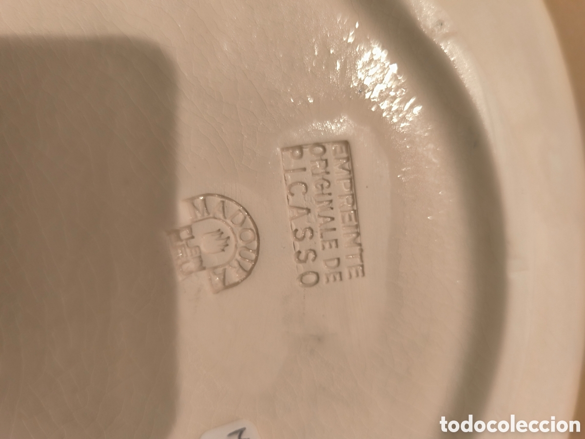 Antig&uuml;edades: Plato madoura picasso - Foto 6