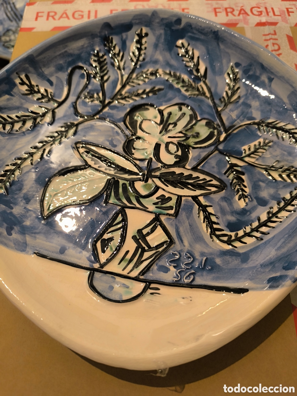 Antig&uuml;edades: Plato madoura picasso - Foto 9