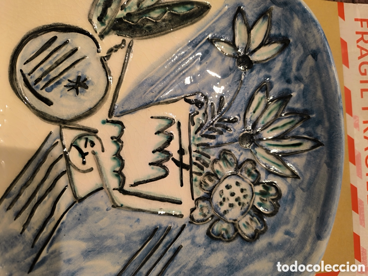 Antig&uuml;edades: Plato madoura picasso - Foto 11