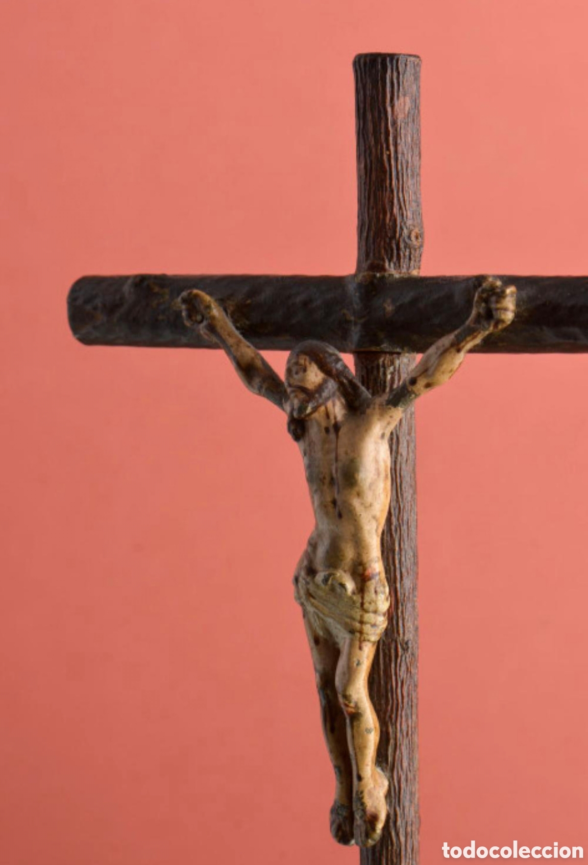 Antig&uuml;edades: Crucificado antiguo portugu&eacute;s - Foto 3