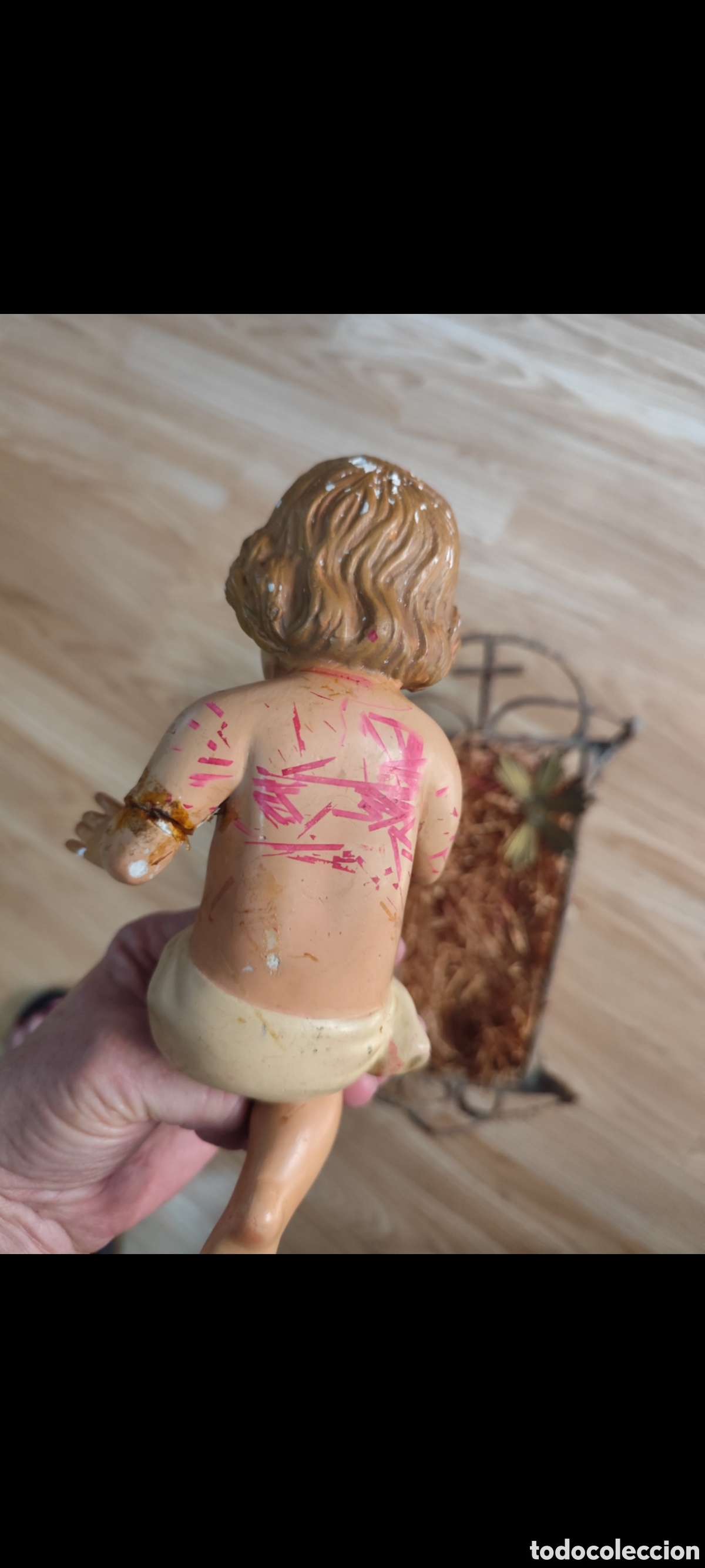 Antig&uuml;edades: NI&Ntilde;O JESUS EN SU CUNA - Foto 6