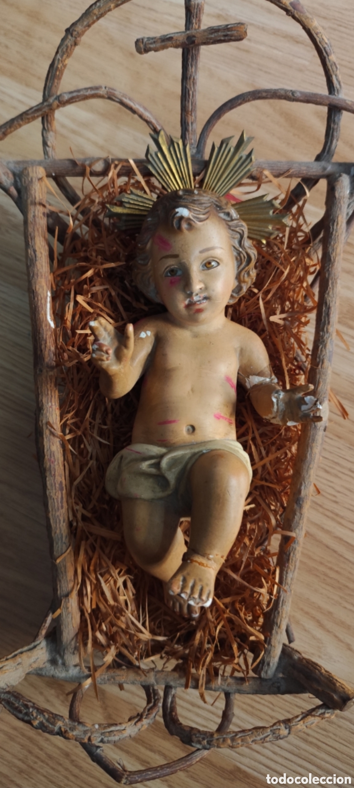 Antig&uuml;edades: NI&Ntilde;O JESUS EN SU CUNA