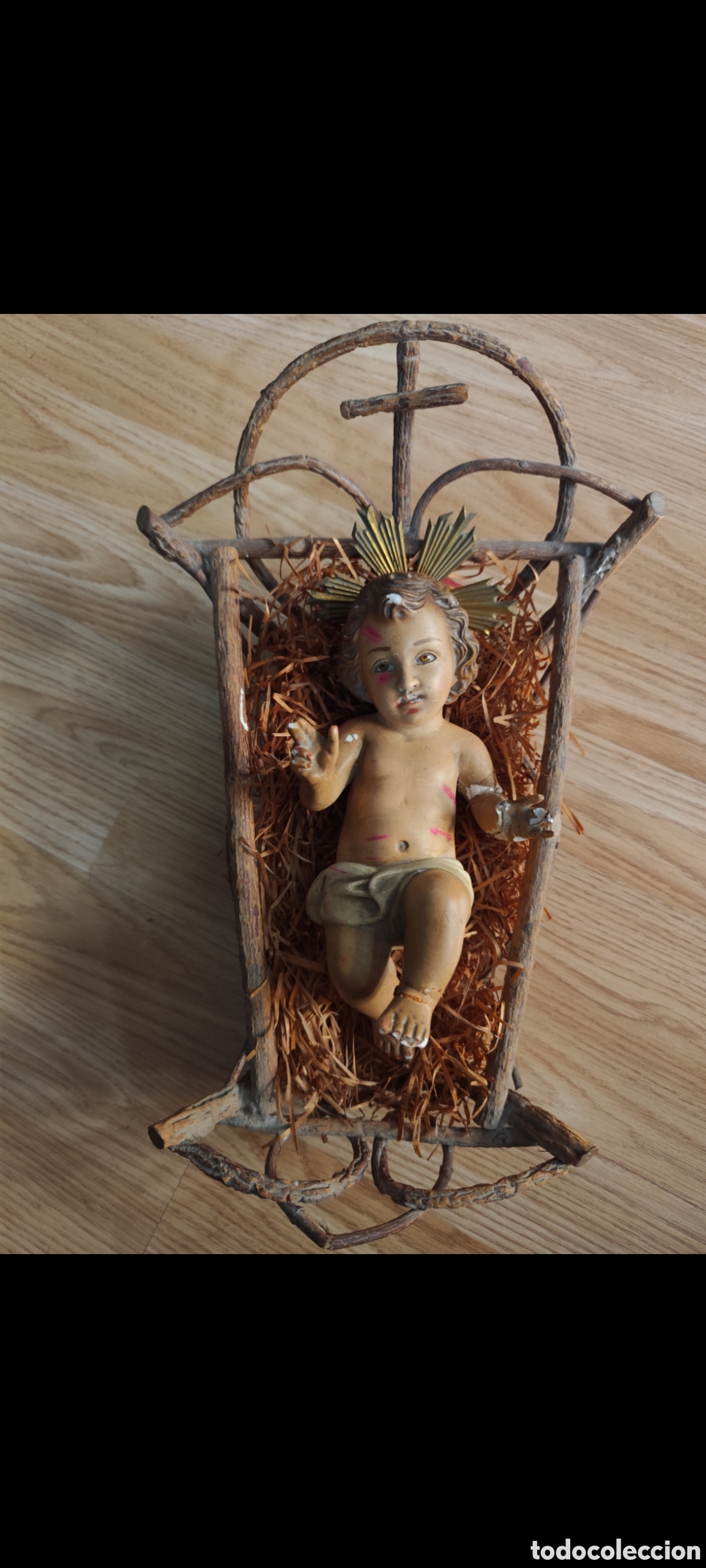 Antig&uuml;edades: NI&Ntilde;O JESUS EN SU CUNA