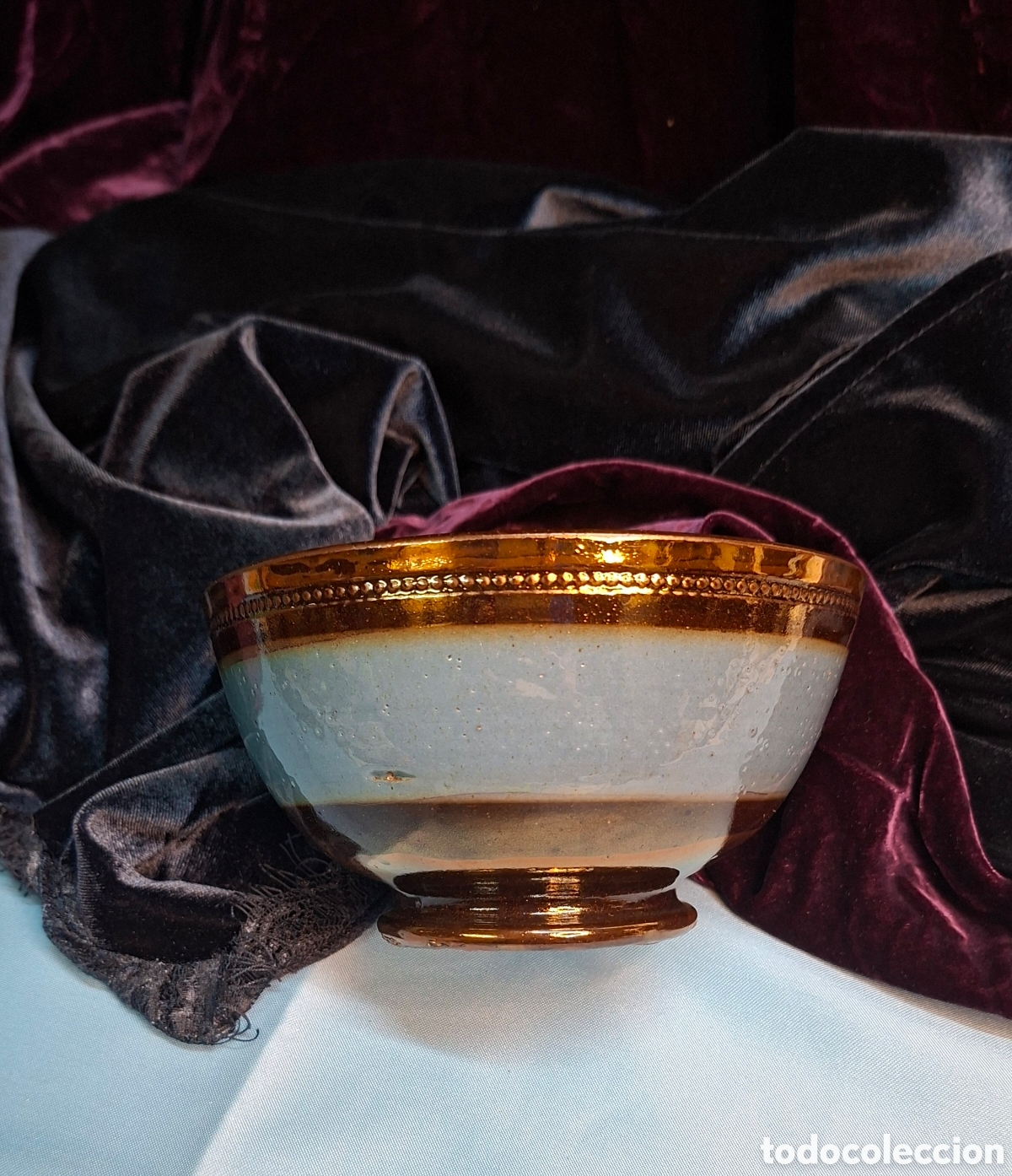 Antig&uuml;edades: Cuenco de lustre del Siglo XIX - Foto 6