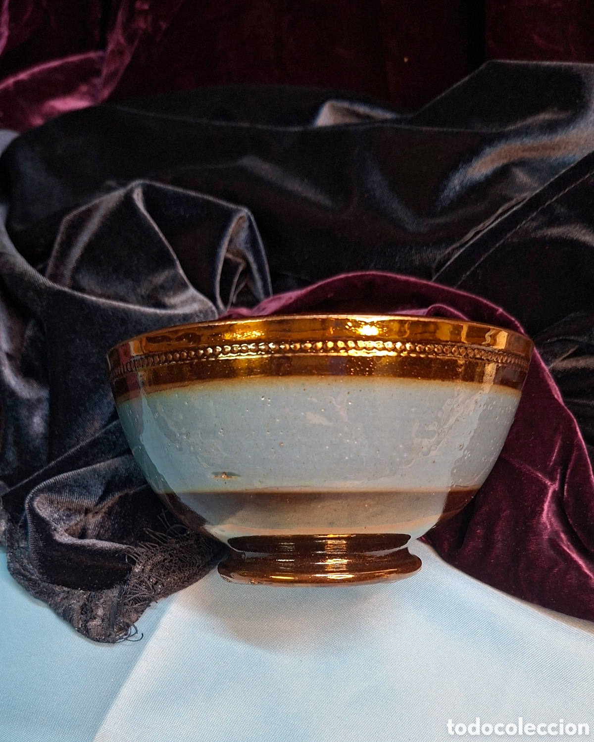 Antig&uuml;edades: Cuenco de lustre del Siglo XIX
