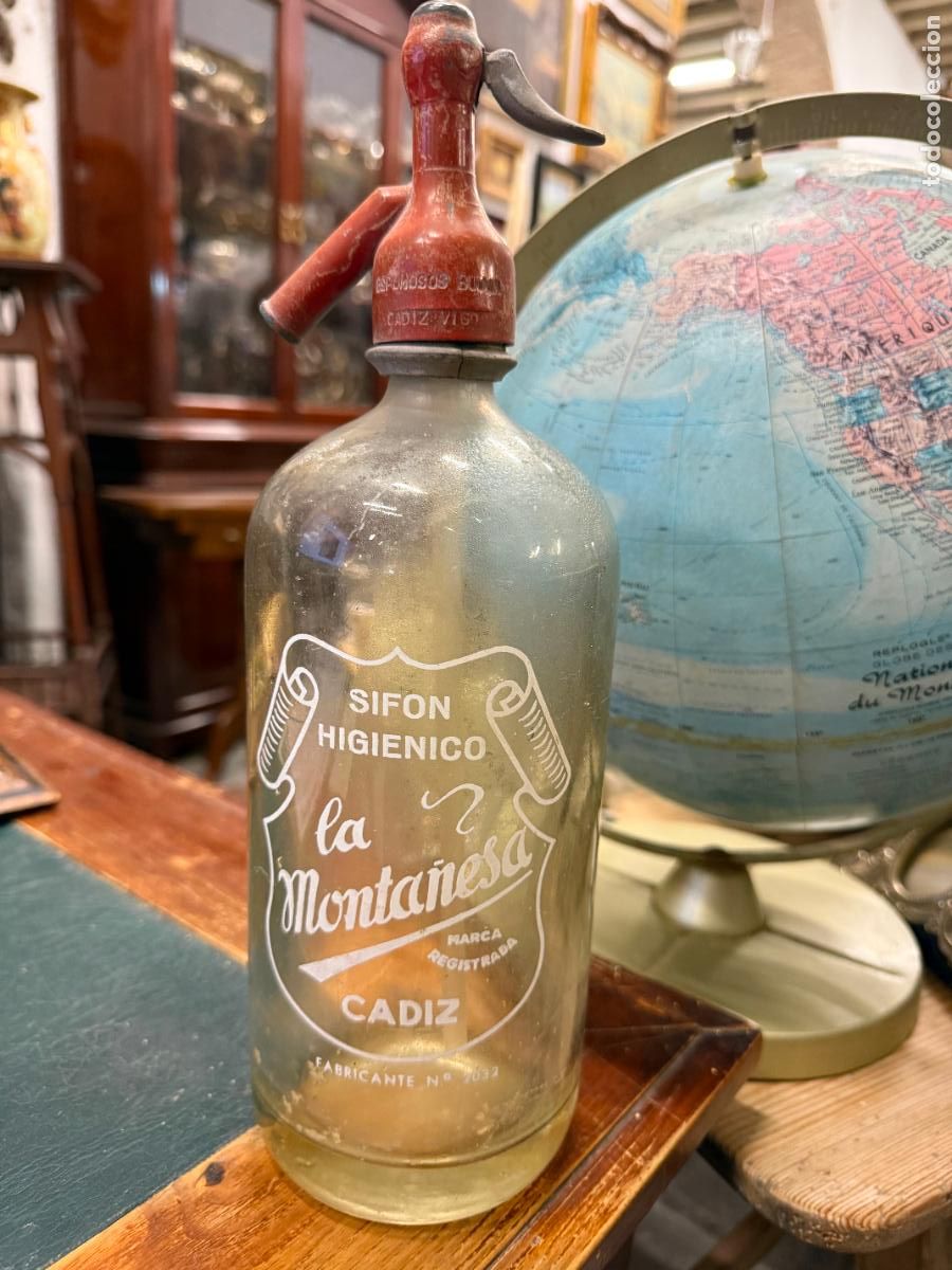Antig&uuml;edades: ANTIGUO SIFON LA MONTA&Ntilde;ESA DE CADIZ