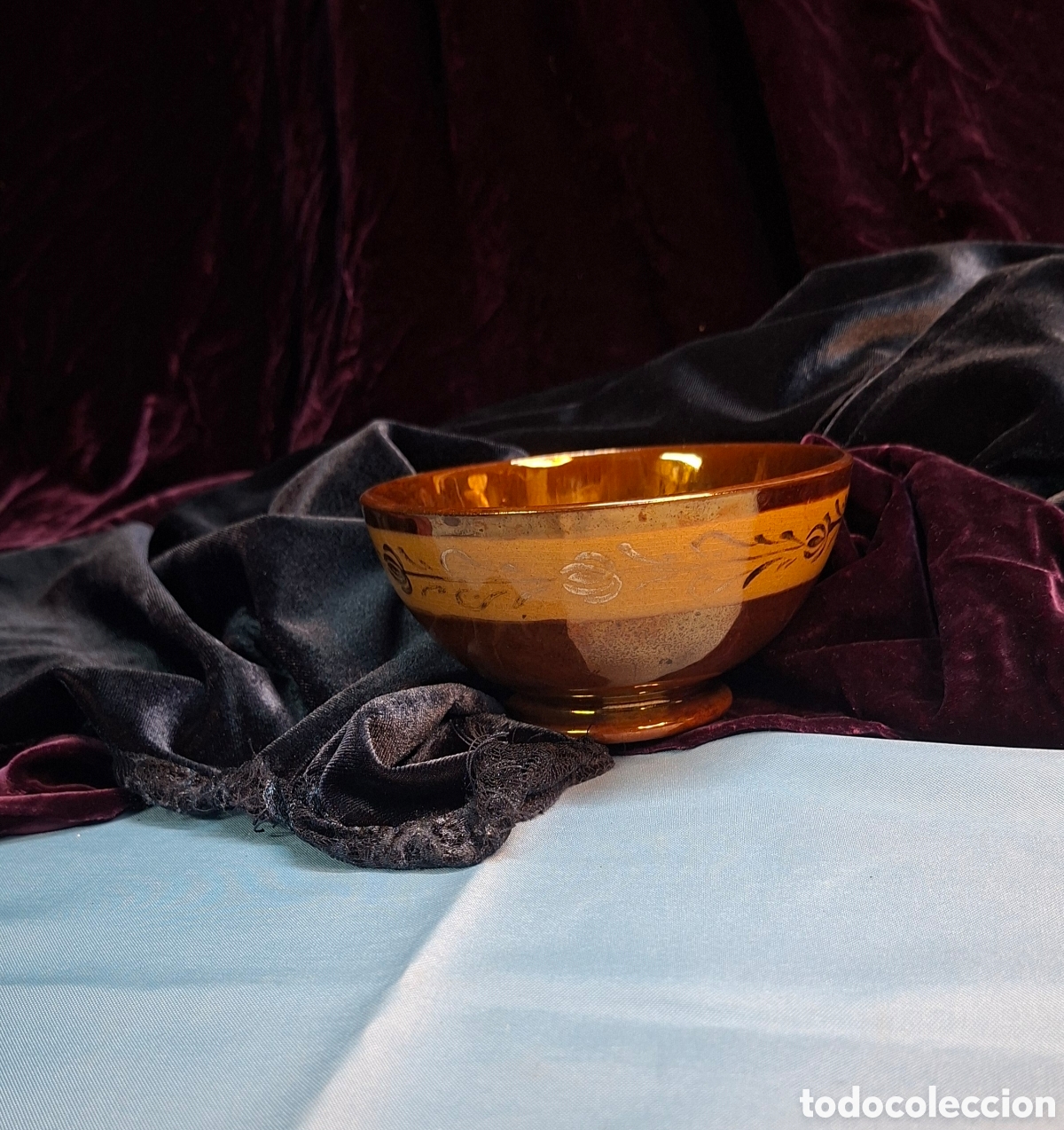 Antig&uuml;edades: Cuenco de lustre del Siglo XIX - Foto 5