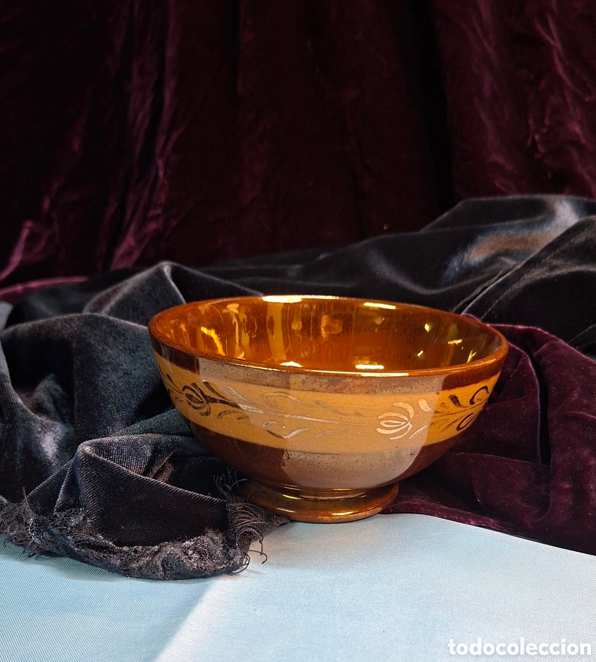 Antig&uuml;edades: Cuenco de lustre del Siglo XIX - Foto 13