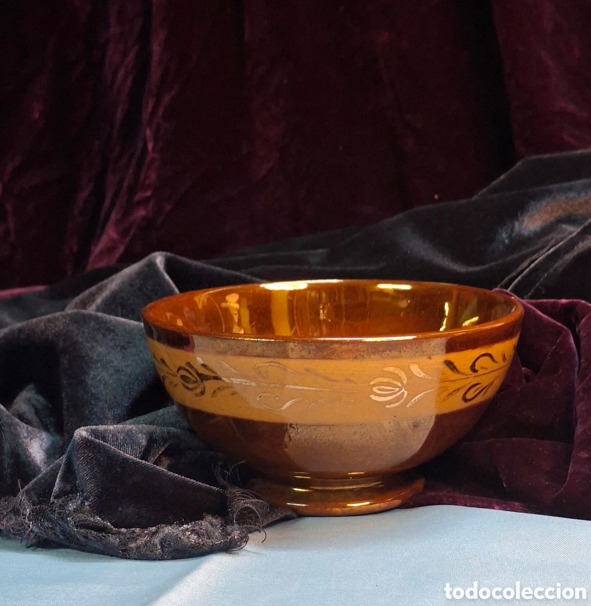 Antig&uuml;edades: Cuenco de lustre del Siglo XIX - Foto 14